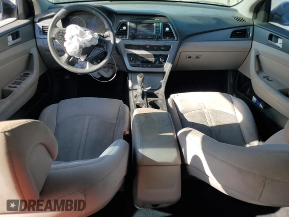 2015 Hyundai Sonata 2.4L SE with VIN 5NPE24AF3FH183769, listed as a Copart auction lot 55077105 with 78,854 mi miles and Clean Title. Bid and sale history available at carsss.com. Image 8.