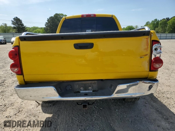 2008 Dodge 1500 SLT with VIN 1D7HA18258S523564, listed as a Copart auction lot 53382585 with 391,836 mi miles and Salvage title. Bid and sale history available at DreamBid. Image 6.