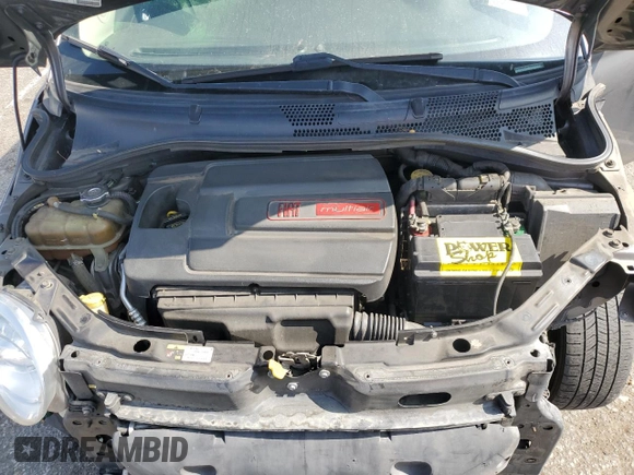 2013 FIAT 500 Pop with VIN 3C3CFFAR2DT554794, listed as a Copart auction lot 60894085 with 176,007 mi miles and Salvage title. Bid and sale history available at DreamBid. Image 11.