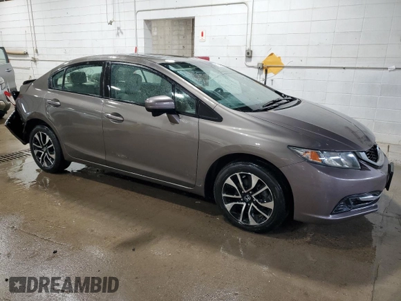 2015 Honda Civic EX z VIN 19XFB2F87FE013311, wystawiony jako Copart lot #51008855 z przebiegiem 107 471 mil mil oraz Szkoda całkowita • Salvage title. Historia ofert i sprzedaży dostępna na DreamBid. Obrazek 4.