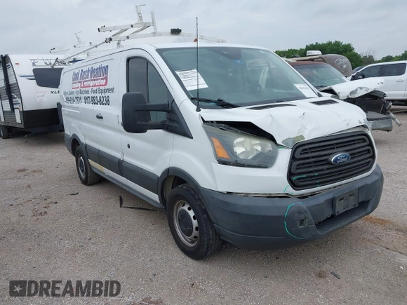 2016 Ford Transit Cargo with VIN 1FTYE1ZM6GKA95971, listed as a IAAI auction lot 42412181 with 243,171 mi miles and . Bid and sale history available at DreamBid. Image 1.