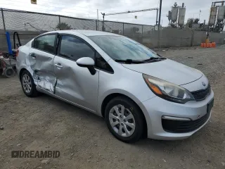 2016 Kia Rio LX with VIN KNADM4A3XG6677356, listed as a Copart auction lot 54021065 with 139,451 mi miles and Salvage Title. Bid and sale history available at carsss.com. Image 4.