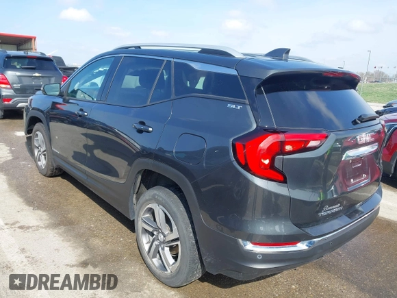 2019 GMC Terrain SLT with VIN 3GKALPEV5KL164461, listed as a IAAI auction lot 41913085 with 108,532 mi miles. Bid and sale history available at carsss.com. Image 3.