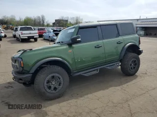 2023 Ford Bronco z VIN 1FMEE5DP2PLB22598, wystawiony jako Copart lot #54707415 z przebiegiem 10 266 mil mil oraz Szkoda całkowita • Salvage title. Historia ofert i sprzedaży dostępna na DreamBid. Obrazek 1.