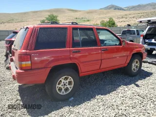 1997 Jeep Grand Cherokee Limited with VIN 1J4GZ78Y7VC573971, listed as a Copart auction lot 61358024 with 171,055 mi miles and Salvage Title. Bid and sale history available at carsss.com. Image 3.