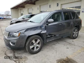 2017 Jeep Compass High Altitude with VIN 1C4NJDEBXHD168155, listed as a Copart auction lot 44102605 with 101,715 mi miles and Salvage Title. Bid and sale history available at carsss.com. Image 1.