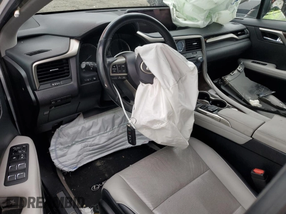 2019 Lexus RX with VIN 2T2BZMCAXKC197225, listed as a Copart auction lot 52859935 with 58,378 mi miles and Salvage Title. Bid and sale history available at carsss.com. Image 8.