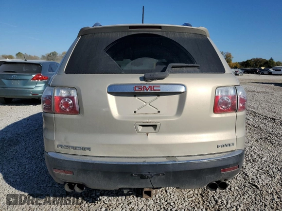 2009 GMC Acadia SLE1 z VIN 1GKEV13D49J114364, wystawiony jako Copart lot #77308824 z przebiegiem 121 530 mil mil oraz Szkoda całkowita • Salvage title. Historia ofert i sprzedaży dostępna na DreamBid. Obrazek 6.
