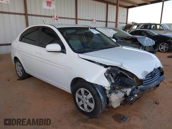 2011 Hyundai Accent GLS with VIN KMHCN4AC2BU537166, listed as a IAAI auction lot 41754923 with 134,660 mi miles and . Bid and sale history available at DreamBid. Image 1.
