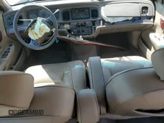2001 Mercury Grand Marquis LS with VIN 2MEFM75W31X612800, listed as a Copart auction lot 50886005 with 58,400 mi miles and Salvage Title. Bid and sale history available at DreamBid. Image 8.