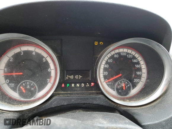 2012 Dodge Grand Caravan SE with VIN 2C4RDGBG5CR397651, listed as a Copart auction lot 52878905 with 248,103 mi miles and Clean Title. Bid and sale history available at DreamBid. Image 9.