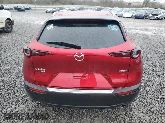 2023 Mazda CX-30 S Carbon Edition with VIN 3MVDMBCM3PM521753, listed as a Copart auction lot 85994464 with 10,327 mi miles and Salvage title. Bid and sale history available at DreamBid. Image 6.