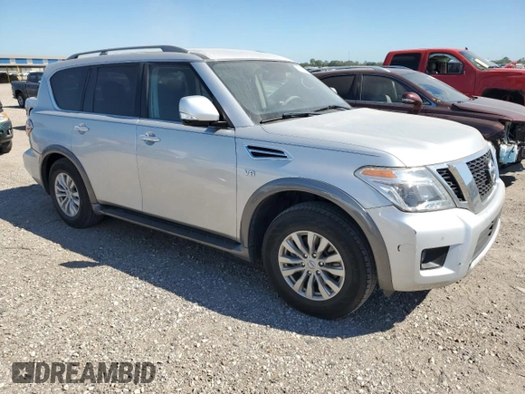 2017 Nissan Armada SL with VIN JN8AY2ND1H9008480, listed as a Copart auction lot 71732274 with 163,144 mi miles and Salvage Title. Bid and sale history available at carsss.com. Image 4.