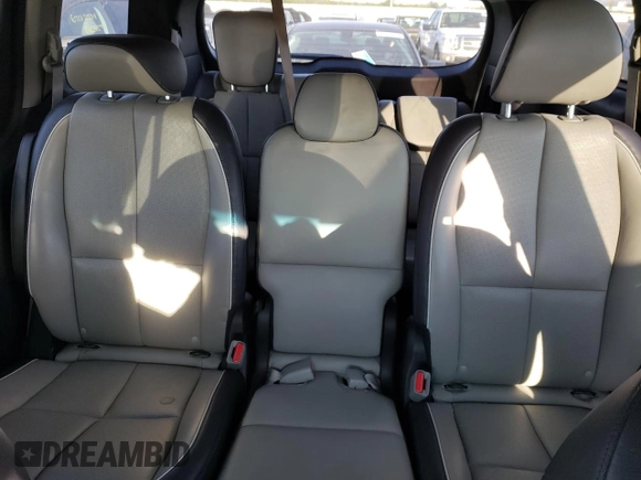 2016 Kia Sedona SX-L with VIN KNDME5C16G6132479, listed as a Copart auction lot 66781744 with 116,663 mi miles and Salvage Title. Bid and sale history available at carsss.com. Image 10.