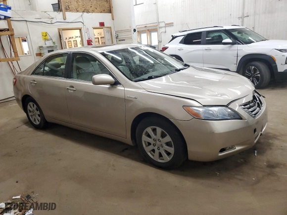 2007 Toyota Camry Hybrid with VIN JTNBB46K173027537, listed as a Copart auction lot 54097805 with 152,717 mi miles and Salvage Title. Bid and sale history available at carsss.com. Image 4.
