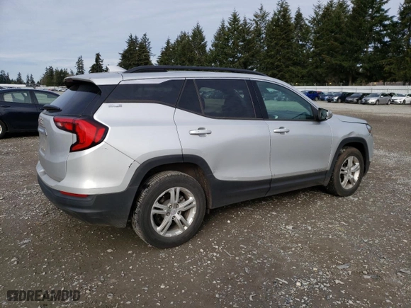 2019 GMC Terrain SLE with VIN 3GKALMEV6KL250523, listed as a Copart auction lot 47134835 with 56,153 mi miles and Salvage Title. Bid and sale history available at carsss.com. Image 3.