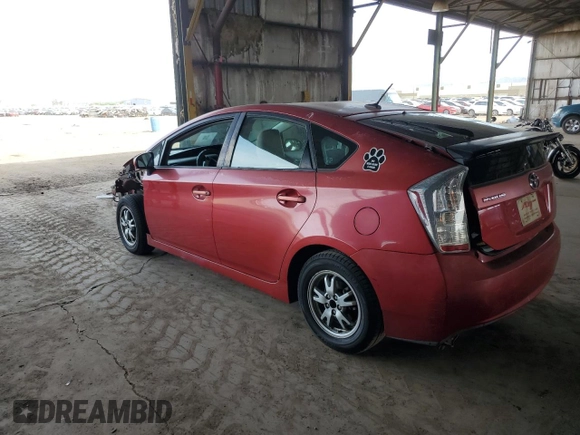 2010 Toyota Prius II with VIN JTDKN3DU2A0062185, listed as a Copart auction lot 55241065 with 180,315 mi miles and Salvage Title. Bid and sale history available at DreamBid. Image 2.