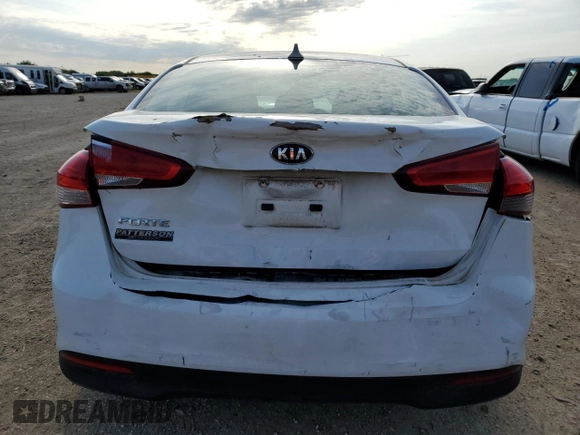 2017 Kia Forte LX with VIN 3KPFK4A79HE041933, listed as a Copart auction lot 55228185 with 147,613 mi miles and Salvage Title. Bid and sale history available at carsss.com. Image 6.
