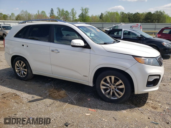 2012 Kia Sorento SX with VIN 5XYKWDA28CG253919, listed as a Copart auction lot 52199055 with 222,310 mi miles and Clean Title. Bid and sale history available at carsss.com. Image 4.