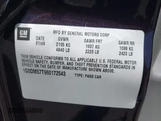 2006 Cadillac CTS with VIN 1G6DM57T960172543, listed as a IAAI auction lot 42183049 with 93,073 mi miles. Bid and sale history available at carsss.com. Image 9.