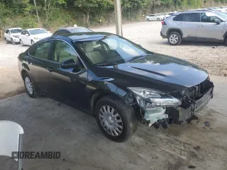2012 Mazda 6 i Sport with VIN 1YVHZ8BHXC5M16813, listed as a Copart auction lot 59563595 with 121,133 mi miles and Salvage title. Bid and sale history available at DreamBid. Image 4.