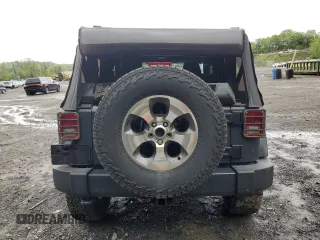 2017 Jeep Wrangler Sahara with VIN 1C4AJWBG5HL585280, listed as a Copart auction lot 54703555 with Not provided miles and Salvage title. Bid and sale history available at DreamBid. Image 6.