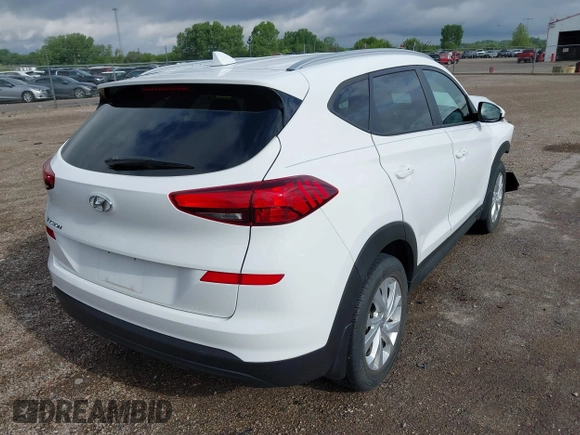 2019 Hyundai Tucson Value z VIN KM8J33A41KU013023, wystawiony jako IAAI lot #42302643 z przebiegiem 41 231 mil mil oraz . Historia ofert i sprzedaży dostępna na DreamBid. Obrazek 4.