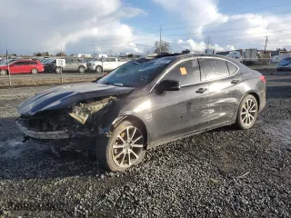 2019 Acura TLX with VIN 19UUB3F34KA007272, listed as a Copart auction lot 46543825 with 59,464 mi miles and Salvage Title. Bid and sale history available at carsss.com. Image 1.