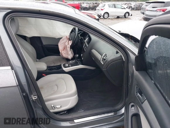 2013 Audi A4 Premium Plus with VIN WAUFFAFL7DN050223, listed as a IAAI auction lot 40444635 with 107,807 mi miles. Bid and sale history available at carsss.com. Image 5.