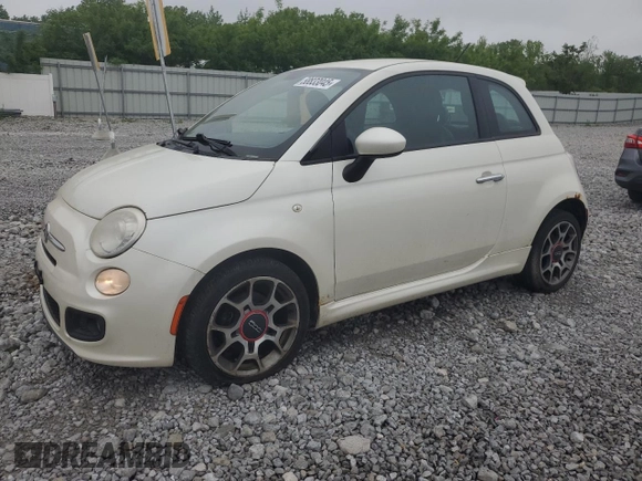 2012 FIAT 500 Sport z VIN 3C3CFFBR7CT186741, wystawiony jako Copart lot #58833045 z przebiegiem 168 764 mil mil oraz Tytuł czysty. Historia ofert i sprzedaży dostępna na DreamBid. Obrazek 1.