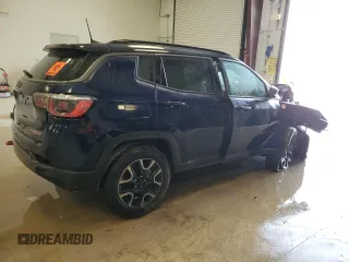 2019 Jeep Compass Trailhawk with VIN 3C4NJDDB9KT627579, listed as a Copart auction lot 53621395 with 66,535 mi miles and Clean Title. Bid and sale history available at DreamBid. Image 3.