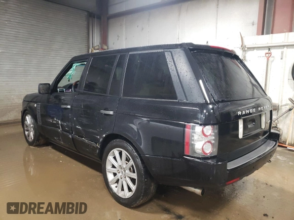 2011 Land Rover Range Rover SC with VIN SALMF1E46BA332032, listed as a Copart auction lot 42714825 with 98,298 mi miles and Salvage title. Bid and sale history available at DreamBid. Image 2.
