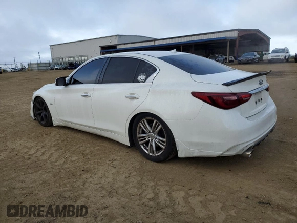 2018 Infiniti Q50 Sport with VIN JN1EV7AP5JM359885, listed as a Copart auction lot 49888835 with 121,198 mi miles and Salvage Title. Bid and sale history available at carsss.com. Image 2.