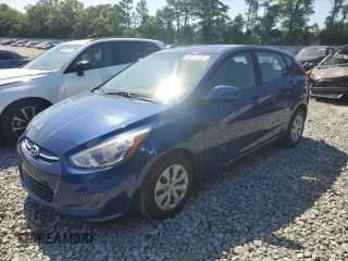 2017 Hyundai Accent SE with VIN KMHCT5AE8HU320436, listed as a Copart auction lot 53724435 with 126,572 mi miles and Clean Title. Bid and sale history available at carsss.com. Image 1.