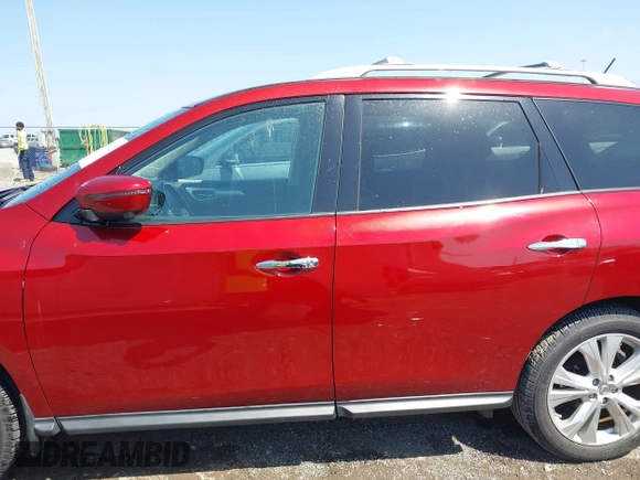 2018 Nissan Pathfinder SL with VIN 5N1DR2MN4JC665214, listed as a IAAI auction lot 41970395 with 183,111 mi miles. Bid and sale history available at carsss.com. Image 14.