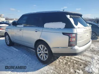 2016 Land Rover Range Rover HSE with VIN SALGS2PFXGA316503, listed as a Copart auction lot 46084185 with 134,994 mi miles and Salvage title. Bid and sale history available at DreamBid. Image 2.