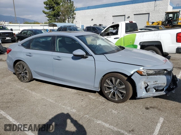 2023 Honda Civic Sedan EX with VIN 2HGFE1F77PH322020, listed as a Copart auction lot 42788765 with 54,779 mi miles and Salvage Title. Bid and sale history available at carsss.com. Image 4.