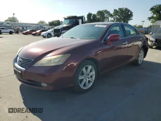 2008 Lexus ES with VIN JTHBJ46G482167400, listed as a Copart auction lot 55531835 with 252,260 mi miles and Clean Title. Bid and sale history available at carsss.com. Image 1.