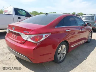 2013 Hyundai Sonata Hybrid with VIN KMHEC4A46DA080504, listed as a IAAI auction lot 42066994 with 107,888 mi miles. Bid and sale history available at carsss.com. Image 4.