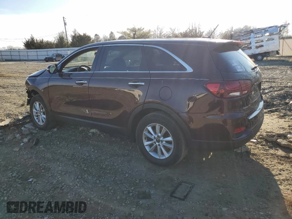 2019 Kia Sorento L with VIN 5XYPG4A3XKG448754, listed as a Copart auction lot 47989245 with 125,461 mi miles and Salvage Title. Bid and sale history available at DreamBid. Image 2.