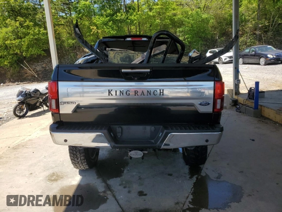 2018 Ford F-150 XL with VIN 1FTEW1E52JFB96018, listed as a Copart auction lot 48020125 with 161,944 mi miles and Salvage title. Bid and sale history available at DreamBid. Image 6.