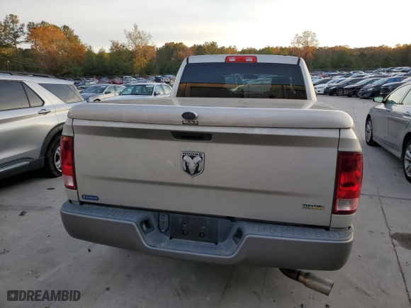 2010 Dodge Ram 1500 ST with VIN 1D7RB1GP7AS196735, listed as a Copart auction lot 83523794 with 154,156 mi miles and Salvage Title. Bid and sale history available at carsss.com. Image 6.