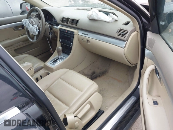 2007 Audi A4 2.0T with VIN WAUKF78E17A035261, listed as a IAAI auction lot 42194153 with 139,348 mi miles and . Bid and sale history available at DreamBid. Image 5.