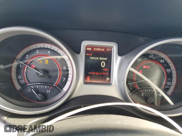2018 Dodge Journey SXT with VIN 3C4PDCBB8JT473801, listed as a Copart auction lot 88554645 with 91,053 mi miles and Salvage Title. Bid and sale history available at DreamBid. Image 9.