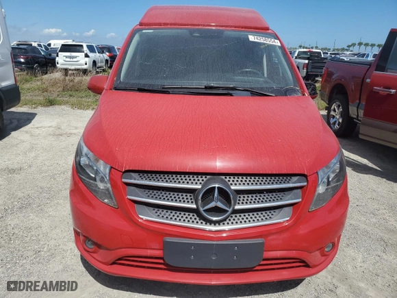 2019 Mercedes-Benz Metris Passenger Van with VIN WD4PG2EEXK3507196, listed as a Copart auction lot 74258554 with NaN miles and Non Repairable. Bid and sale history available at carsss.com. Image 5.