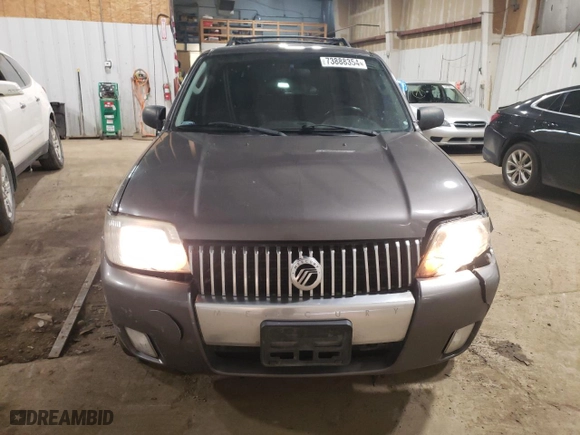 2006 Mercury Mariner Luxury with VIN 4M2YU57166KJ07595, listed as a Copart auction lot 73888354 with 129,284 mi miles and Clean Title. Bid and sale history available at carsss.com. Image 5.