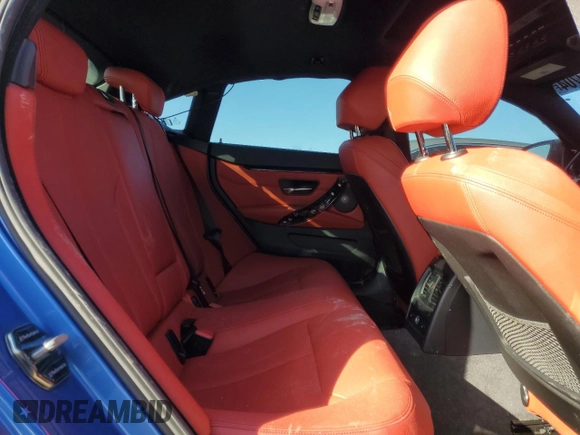 2015 BMW 4 Series 435i xDrive with VIN WBA4B3C56FGV48845, listed as a Copart auction lot 86089704 with 54,626 mi miles and Salvage Title. Bid and sale history available at DreamBid. Image 10.