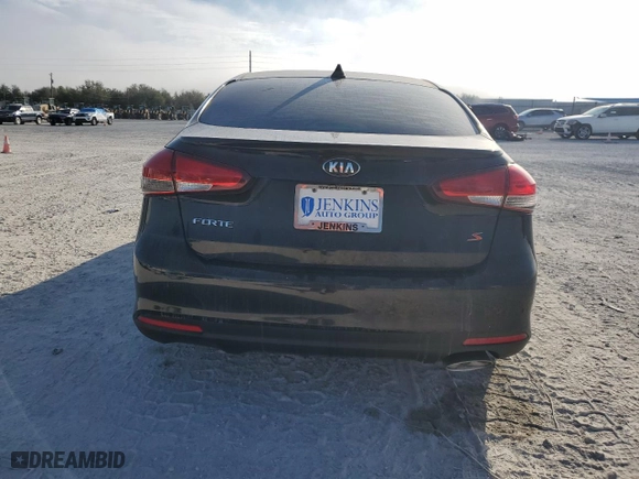 2018 Kia Forte S with VIN 3KPFL4A7XJE248110, listed as a Copart auction lot 44441705 with 0 mi miles and Salvage Title. Bid and sale history available at carsss.com. Image 6.