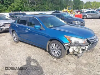 2011 Honda Accord EX-L with VIN 5KBCP3F84BB001262, listed as a IAAI auction lot 42276609 with 240,930 mi miles and . Bid and sale history available at DreamBid. Image 1.