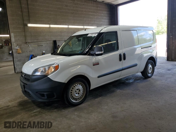 2015 Ram ProMaster City Cargo Tradesman with VIN ZFBERFAT3F6A79568, listed as a Copart auction lot 57285115 with 250,168 mi miles and Clean Title. Bid and sale history available at DreamBid. Image 1.